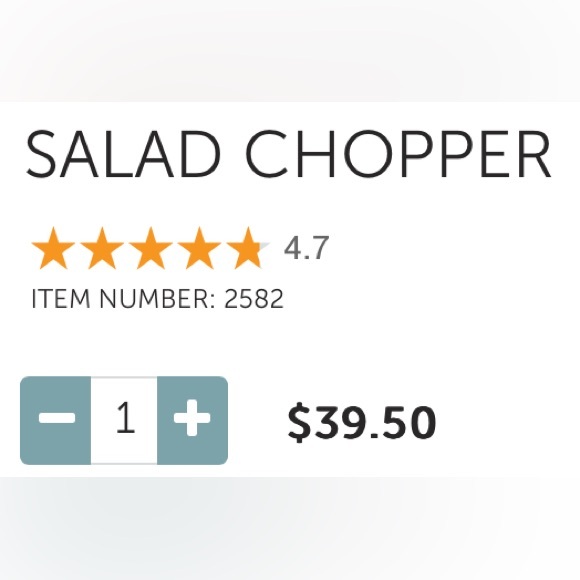 Pampered Chef Salad Chopper, never used, excellent condition - Picture 9 of 9